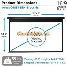 Màn chiếu điện 165-inch Elite Screens OMS165H-ELECTRIC